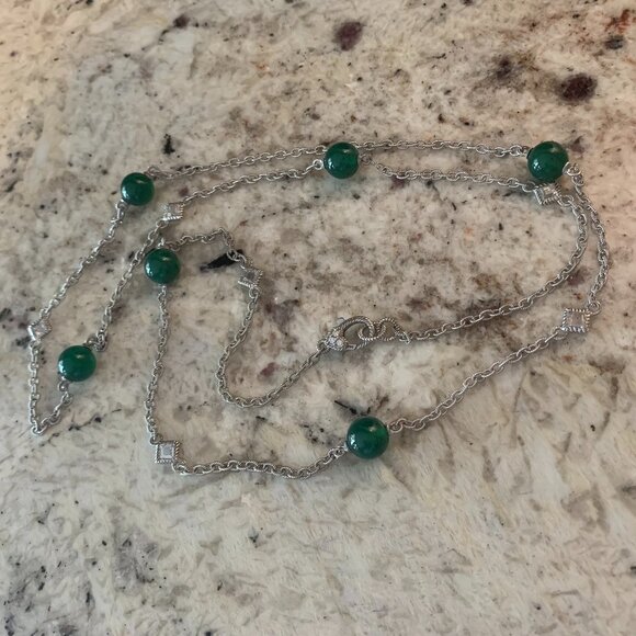 Judith Ripka Green Goddess 36" Necklace - Picture 7 of 13